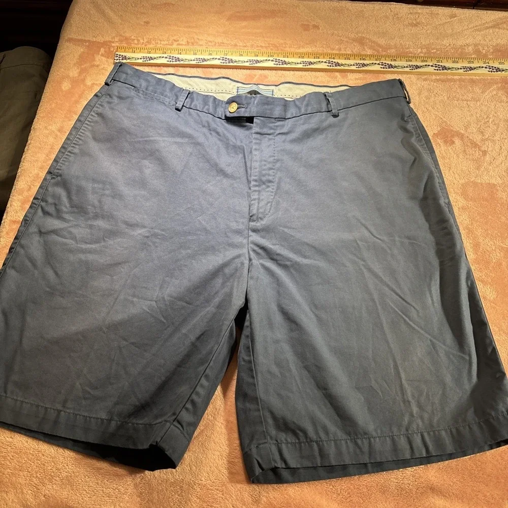 Peter Millar‎ Pima Cotton Navy Blue Golf Shorts Sz 38